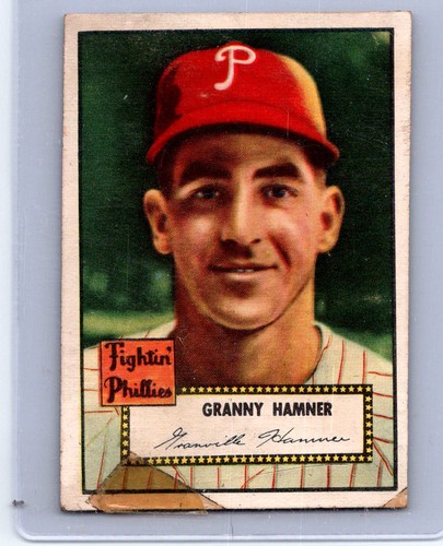 Granny Hamner #221 1952 Topps card