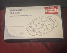 APXPF 6 Head Massage Gun - Deep Tissue Massage Gun Open Box Tested Working
