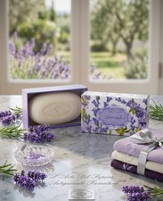 Saponificio Artigianale Fiorentino Lavanda Toscana Lavender Scented Soap 10.5 oz