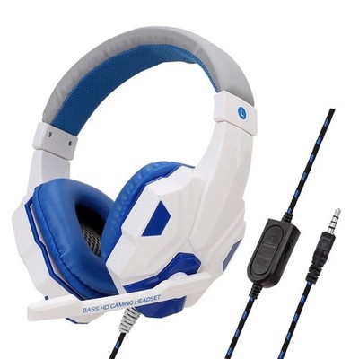 Wired Gaming Headset with Noise Cancelling Mic for PS4 PS5 Xbox PC Phone
