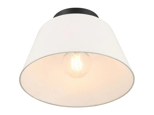 Bellevue SHCF95384 12"W Semi-Flush Ceiling Fixture - Nickel - Picture 6 of 12