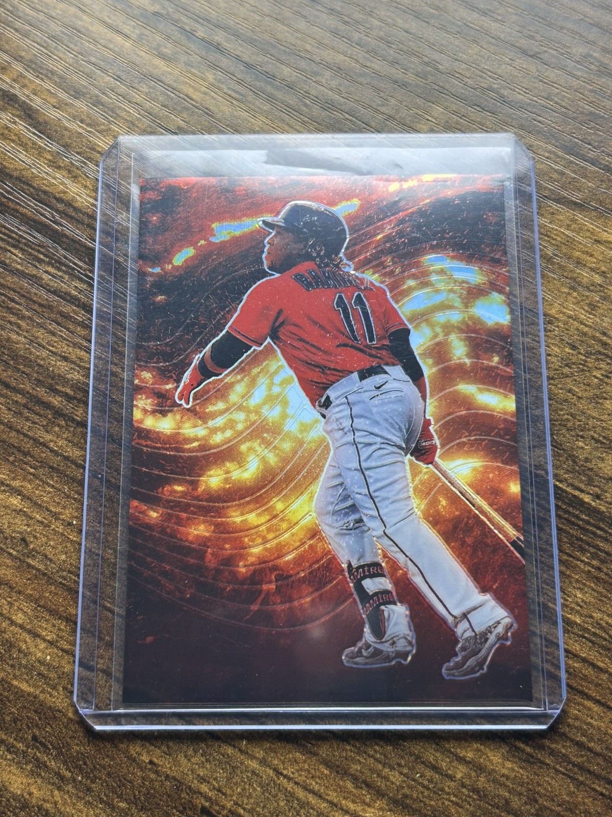2022 Panini Prizm Jose Ramirez Lava Flow #LF-8 SSP Case Hit