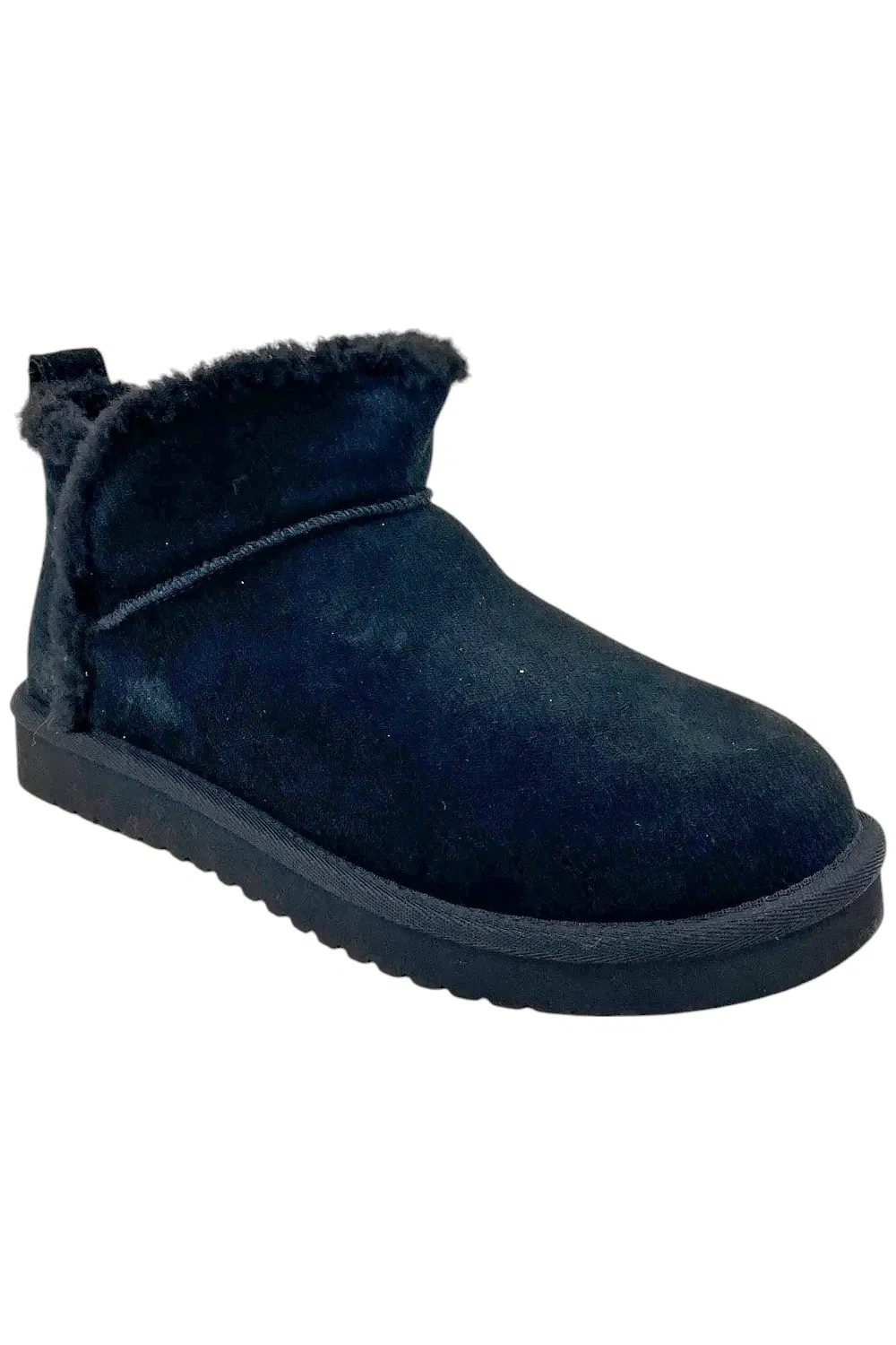 Koolaburra by UGG Suede Ultra Mini Boots Black