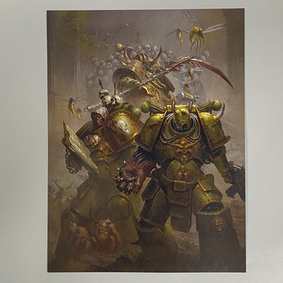 NURGLE DEATH GUARD THE LORDS OF SILENCE ART PICTURE POSTER WARHAMMER 40,000 40K