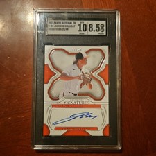 2023 Panini National Treasures Jackson Holliday #S-JH Sigs. SGC 9 Auto 10