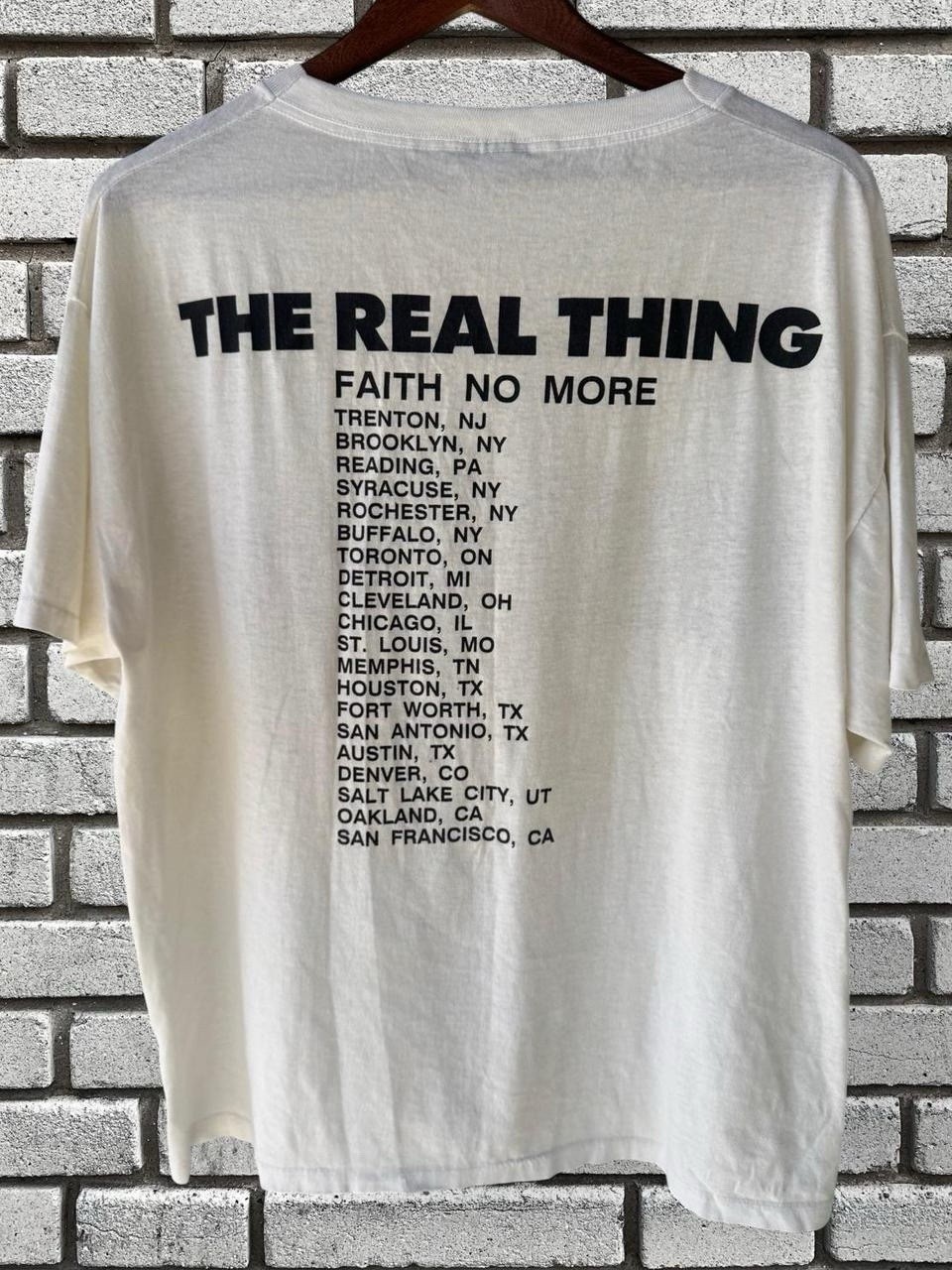 90’s Faith No More Vintage Band Tour Graphic T Shirt Single Stitched Brockum XL