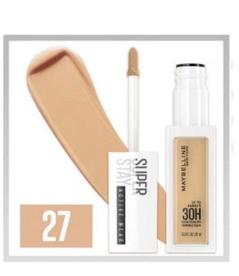 Maybelline Super Stay Longwear Liquid Concealer, Full Coverage, 27, 0.33 fl