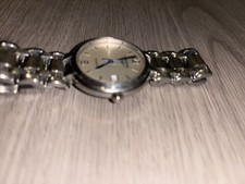 Longines Men's Quartz Silver Stainless Steel Analog Wristwatch Date Indicator