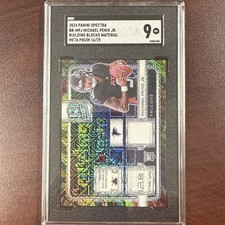 2024 Panini Spectra Michael Penix Jr Building Blocks Material Meta Prizm /25 -RC