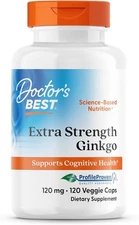 Doctor's Best Extra Strength Ginkgo Biloba 120mg - 120 Vegan Capsules