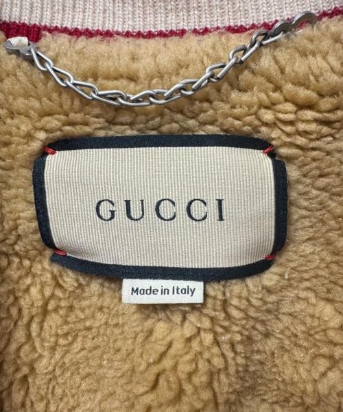 Back Boa Cat Patch Stadium Jacket Blouson - image 8