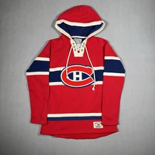 Old Time Hockey Hoodie Women’s Medium Red NHL Montreal Canadiens Newbury Collect