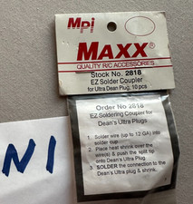 MPI Maxx Products EZ Solder Coupler Stock No. 2818 for Ultra Dean Plugs Set Of 3