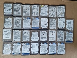 30x Stück 2,5" HDD Konvolut Festplatte bis 1000GB (1TB) Kapazität | SATA |