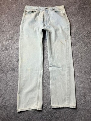 Levi s 501 Original Jeans Herren W38 L32 Blau Denim Light Wash Straight Button Fly