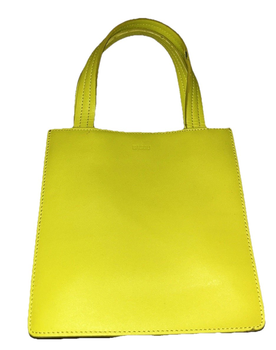 HOT Baggu Large Baggu Leather Retail Tote 7x7x4 Baggu Mini