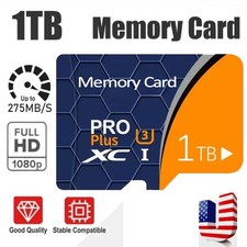 1024GB Ultra Micro SD Memory Card 1TB Class10 U3 Flash TF Card for Dash Cam