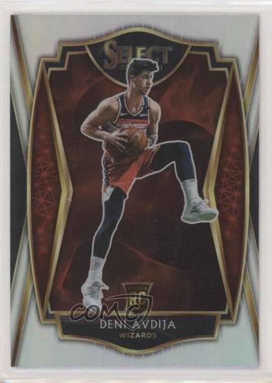 2020-21 Panini Select Premier Level Silver Prizm Deni Avdija #180 0g9j
