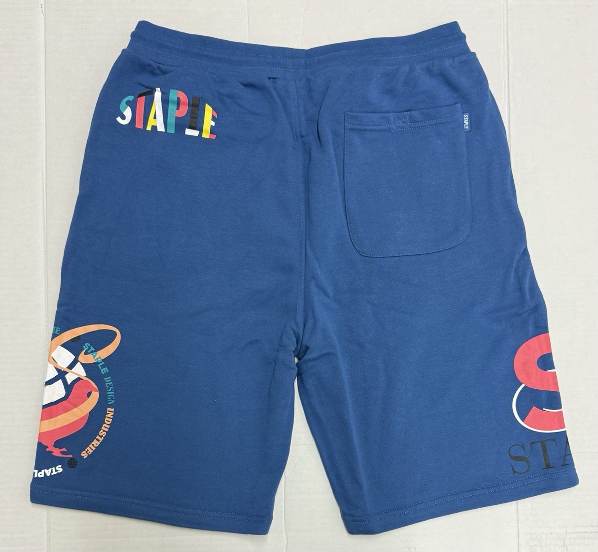 Jeff Staple Pigeon Men’s Sweat Shorts Navy Size 2XL New With Tags View 2