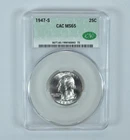 1947-S Washington Quarter MS65 CAC CACg