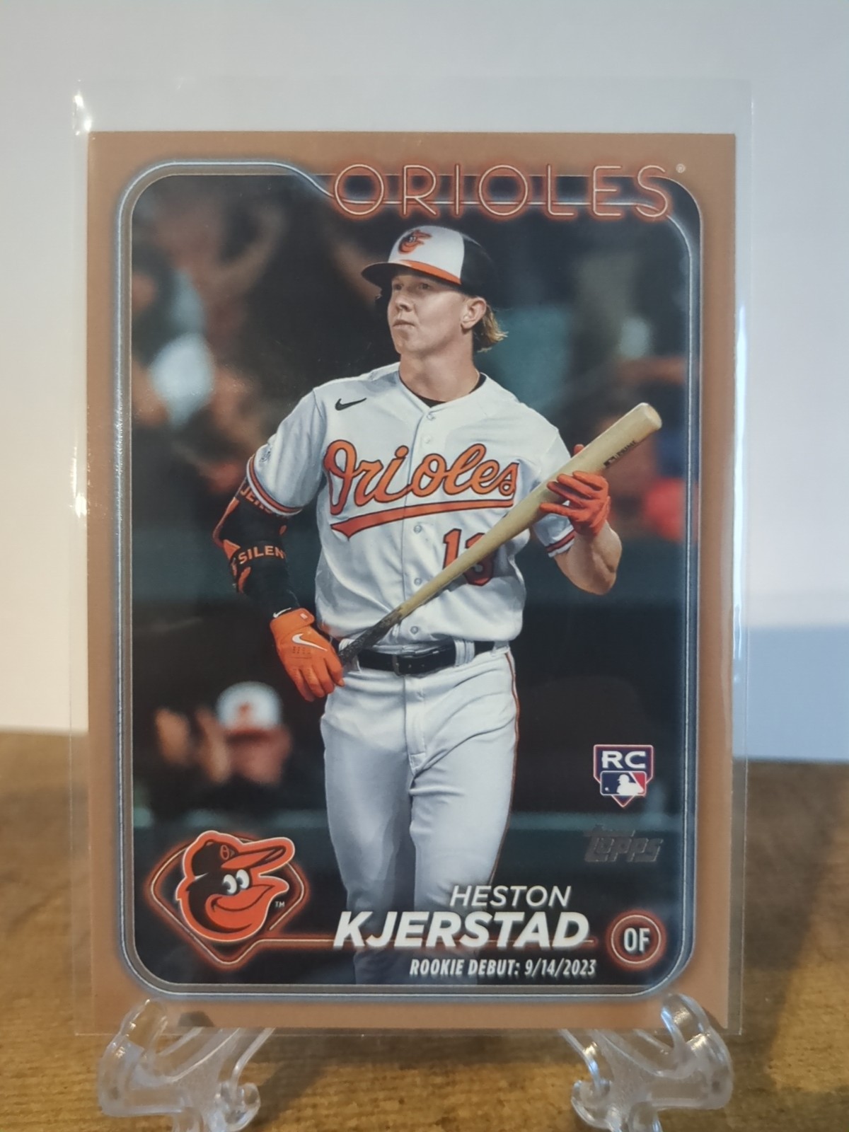 2024 Topps Update Series - Rookie Debut Heston Kjerstad #US86 Gold /2024 (RC)