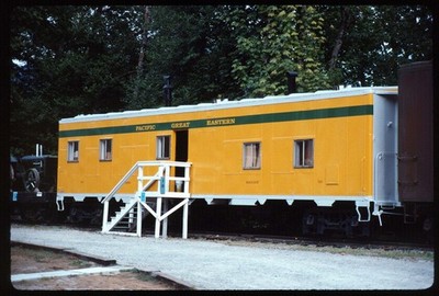 Original Rail Slide - PGE Pacific Great Eastern 710 Squamish BC 9-5-1998