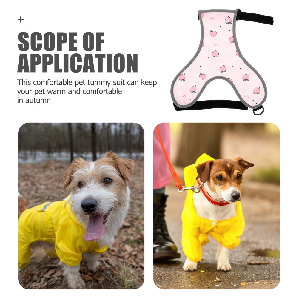 Grembiuli Decorativi Pancia per Cani Protezione Petto Cani Accessori Fasce per foto 6