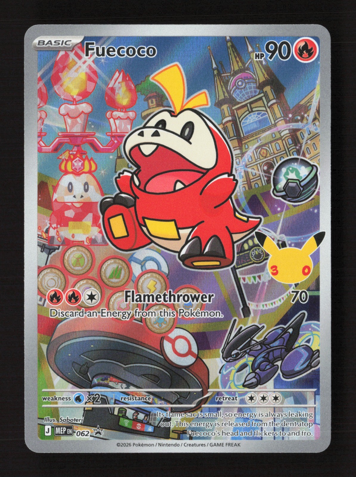 Fuecoco 062 Holo ME: Mega Evolution Promo NM Pokémon TCG