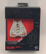 Star Wars Black Series Titanium Snowspeeder Vehicle Figure 17 Hasbro 2015 New