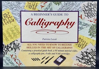 A Beginner's Guide to Calligraphy Patricia Lovett Set With VHS Tutorial Complete