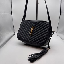YSL Beaute VIP Gift Camera Bag Black Quilted Shoulder Bag Limited Edition