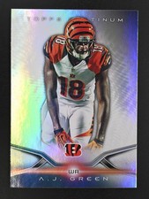 2014 Topps Platinum #37 A.J. Green Cincinnati Bengals