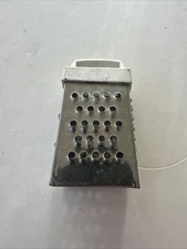 Miniature Hand Grater Zester Garlic Nutmeg Cheese Ginger 2.5" Tall 4 Sided
