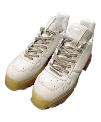 RICK OWENS Maximal Tractor Sneakers EU40 US8 White