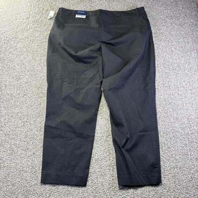 Old Navy Pants Womens 20 Gray High-Rise Pixie Skinny Ankle Dress Work Office