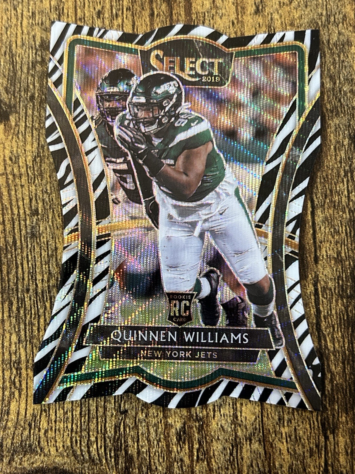 Quinnen Williams Panini Select #110 Die-Cut Zebra