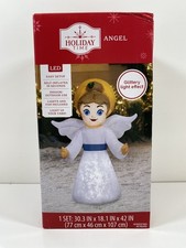 Holiday Time Angel Yard Inflatable Airblown Light Up 3.5 Ft LED Christmas NEW