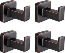 Oil Rubbed Bronze Square Bathroom Coat Hook Towel Hook Wall Mounted Bathrobe Hoo