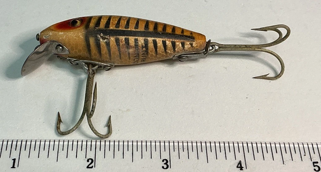 ebay antique fishing lures GOLD EYES HEDDON PUNKINSEED SPOOK Vintage Lure 9630 SUN SUNFISH Heddon Vintage Fishing Lures for