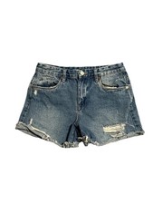 BlankNYC Womens Denim Jean Shorts Sz 26, The Perry intentionally distressed, EUC