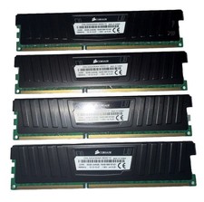 CORSAIR VENGEANCE LP 32GB (4x8GB) DDR3 CML32GX3M4A1600C10 1600MHZ -TESTATO-