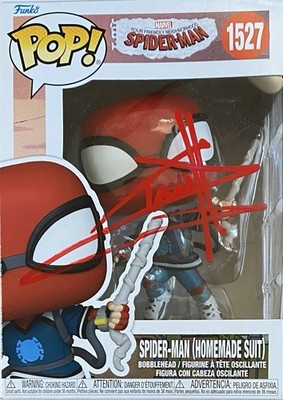 鑑定済　トムホランド　サイン入り　funko pop TOM HOLLAND AUTOGRAPHED SIGNED SPIDER-MAN FUNKO POP #1527 | eBay