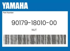 Yamaha Genuine Nut - 90179-18010-00