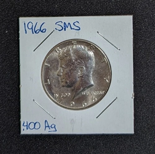 1966 P Kennedy 40% Silver Half Dollar BU/Uncirculated Proof-Like Lot #26K13