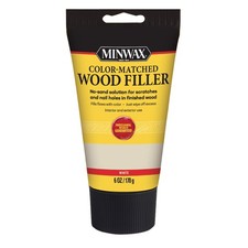 Minwax Color-Matched Wood Filler, White, 6 oz 6 oz., White