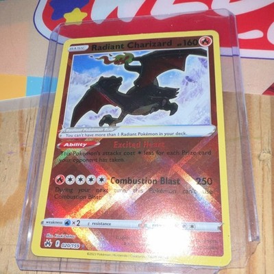 Pokémon Radiant Charizard 020/159 Radiant Rare Holo SV: Paldean Fates Card