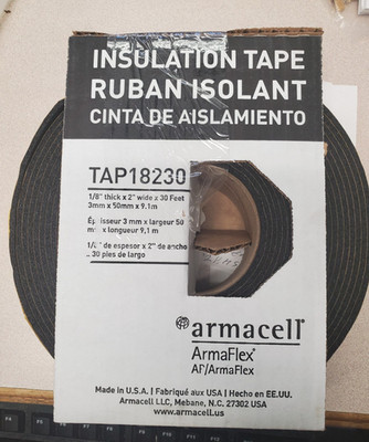 Armacell TAP18230 Insulation Foam Tape 2 in. x 30 ft. AP/Armaflex