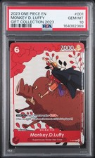 Bandai One Piece Gift Collection 2023 Monkey D. Luffy P-001 PSA 10