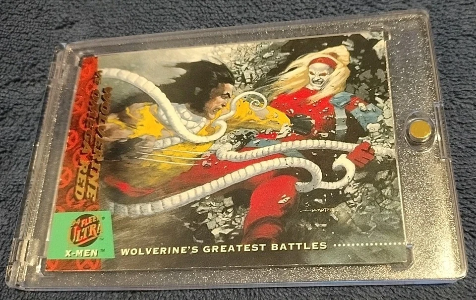 WOLVERINE vs OMEGA RED 1994 X-Men Fleer Ultra Greatest Battles #139. NM-MINT ! - Image 2 of 4