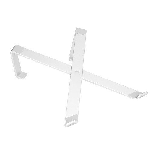Laptop Stand Aluminum Alloy Silver Foldable Design Regulable Height Heat D AM - Afbeelding 16 van 23